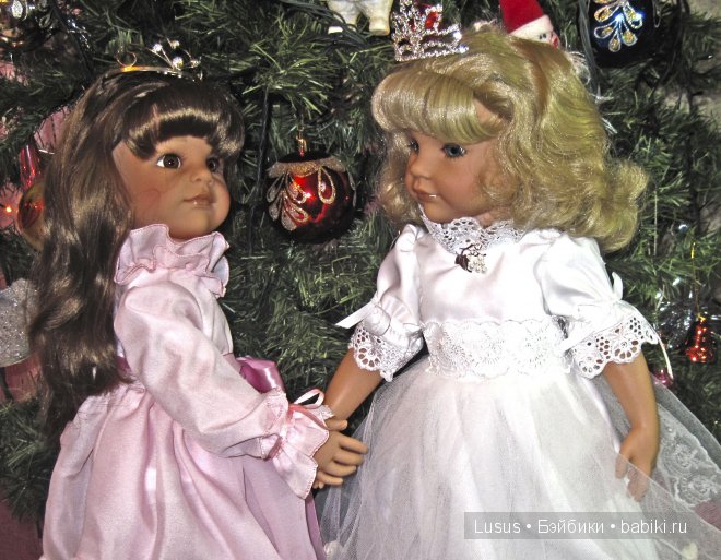 Первый раз Новый год. Игровые куклы Готц