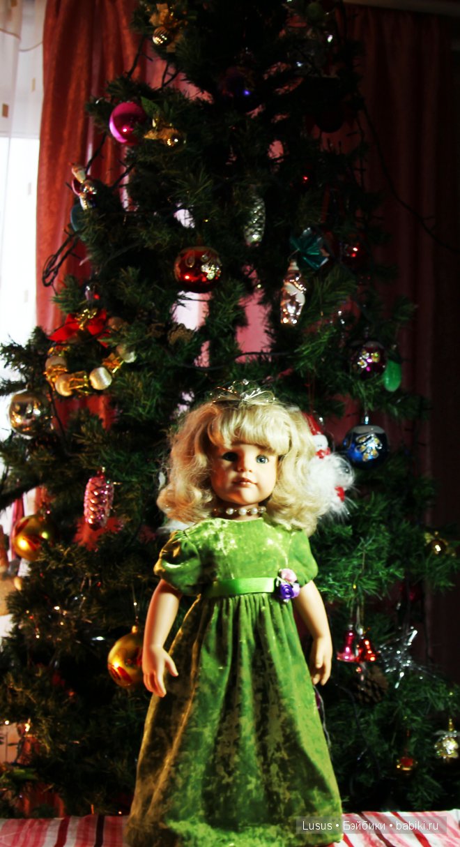 Первый раз Новый год. Игровые куклы Готц