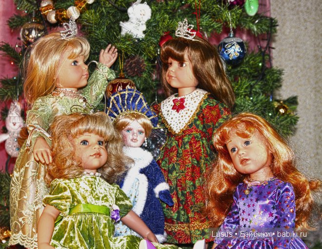 Первый раз Новый год. Игровые куклы Готц (фото 6)