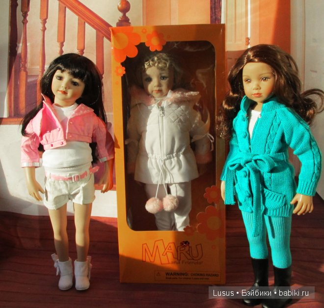 Maru & Friends, куклы Maru, Savannah, Tanya по дизайну Дианны Эффнер (Dianna Effner)