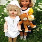 Мои старые-старые куклы.