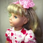 Платье "Валентинка" . Демонстрирует Тесс Готц