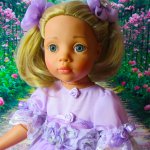 Платье "Сиреневая нежность" для кукол Готц