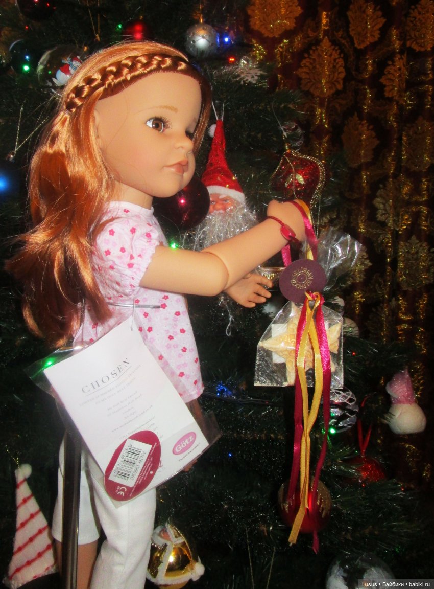 Достала из коробок кукол Готц