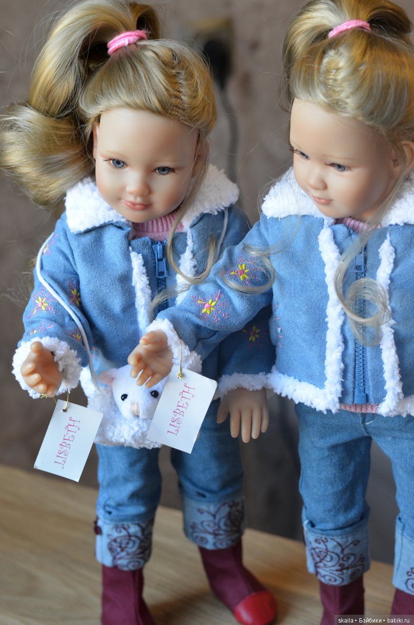 Лиззи и Бетти. Двойняшки Lisbeth из серии Kidz N Cats от Sonja Hartmann