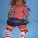 Кто подскажет, как ребенка успокоить? Коллекционная кукла Inke A.Himstedt