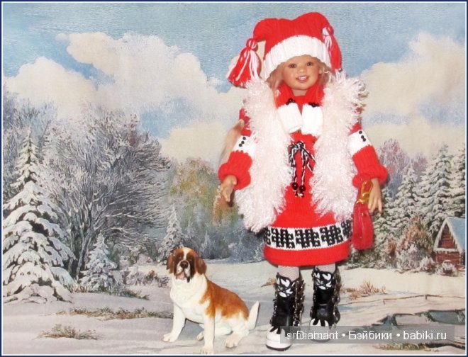 Лиля прощается с зимой. Куклы Annette Himstedt