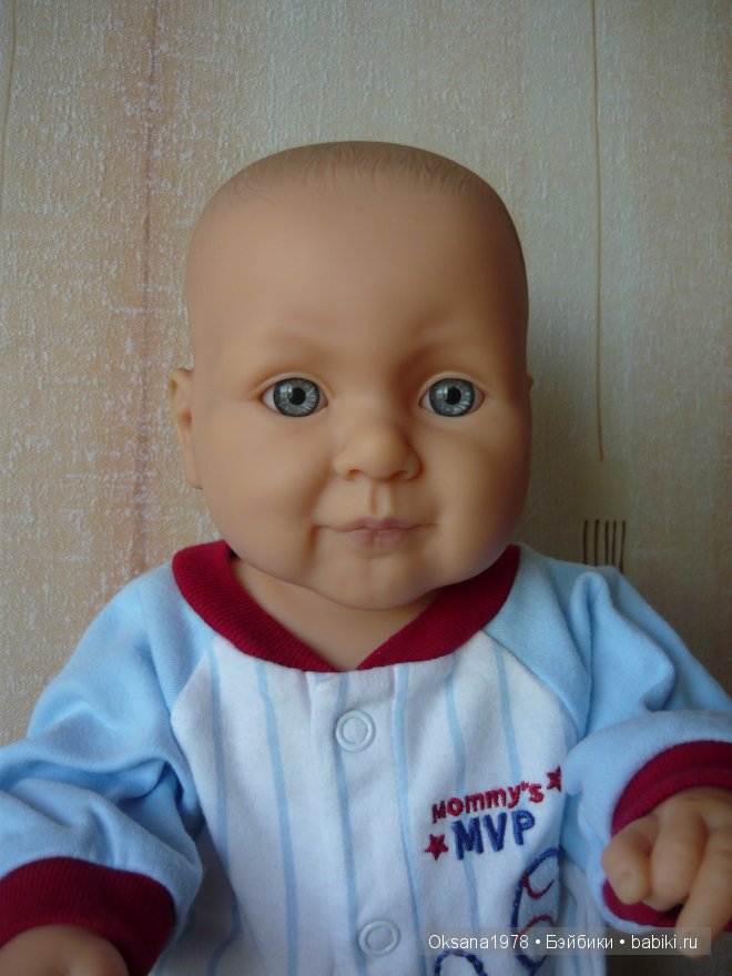 Американ бой. 17-ти дюймовый Berenguer из серии La Newborn Moments (фото 5)