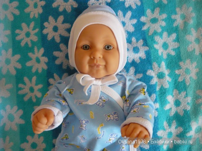 Американ бой. 17-ти дюймовый Berenguer из серии La Newborn Moments (фото 10)