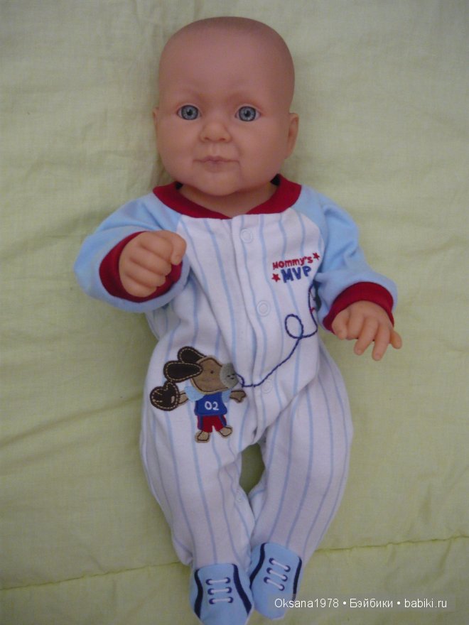 Американ бой. 17-ти дюймовый Berenguer из серии La Newborn Moments (фото 4)