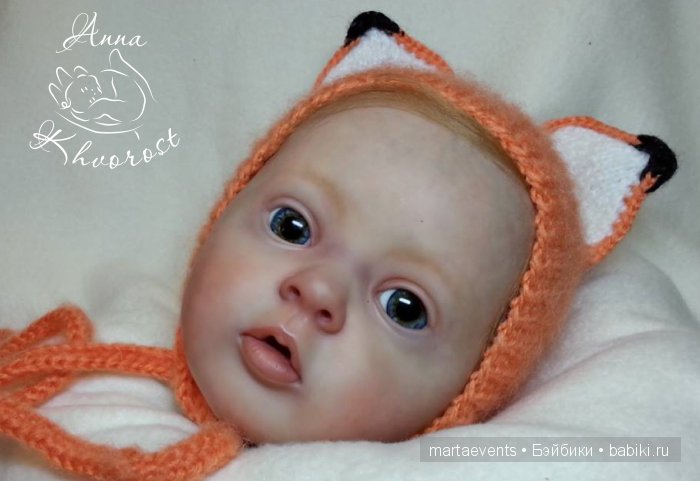 Кукла реборн Лиса (Елисавета) из молда Tiffany