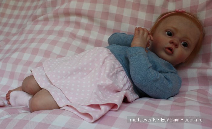 Кукла реборн Лиса (Елисавета) из молда Tiffany