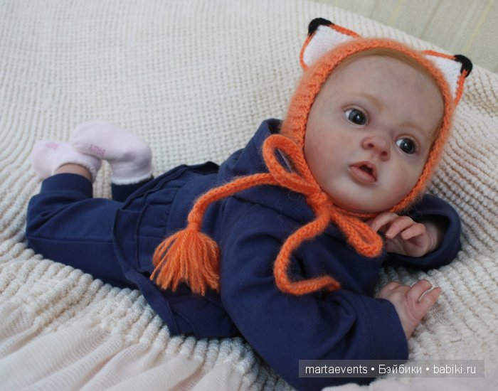 Кукла реборн Лиса (Елисавета) из молда Tiffany