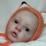 Кукла реборн Лиса (Елисавета) из молда Tiffany