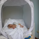 Спящая красавица реборн Coco. Штатив и лайтбокс