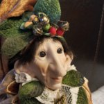 Винтажный фарфоровый гном от Montedragone