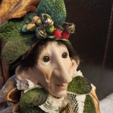 Винтажный фарфоровый гном от Montedragone.