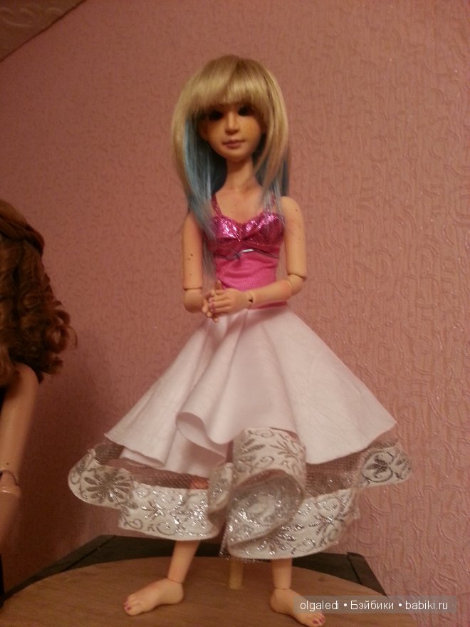 Шарнирная гибкая куколка | Бэйбики Шарнирная гибкая куколка — Авторские куклы ручной работы: текстильные