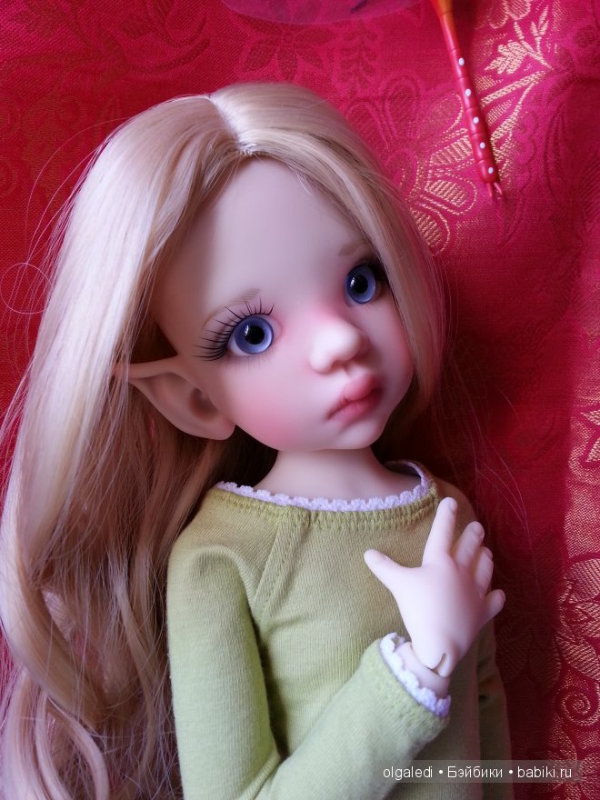 Наконец приехала и ко мне моя долгожданная куколка от Kaye Wiggs. Талисса. Эльф