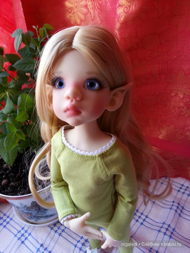 Наконец приехала и ко мне моя долгожданная куколка от Kaye Wiggs. Талисса. Эльф