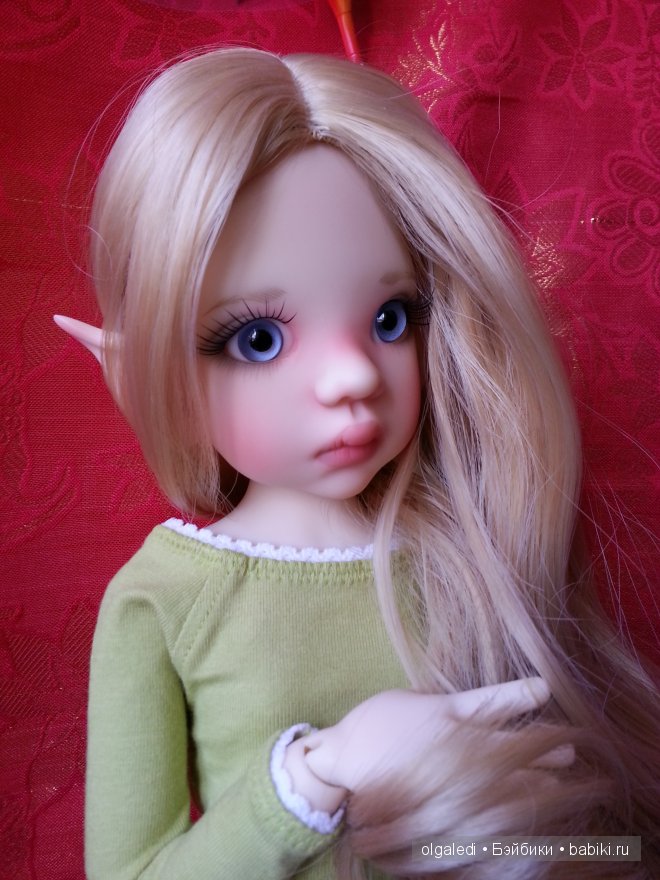 Наконец приехала и ко мне моя долгожданная куколка от Kaye Wiggs. Талисса. Эльф