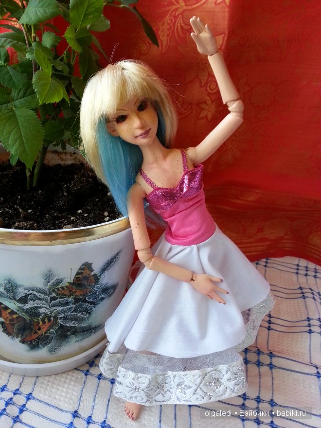 Шарнирная гибкая куколка | Бэйбики Шарнирная гибкая куколка — Авторские куклы ручной работы: текстильные