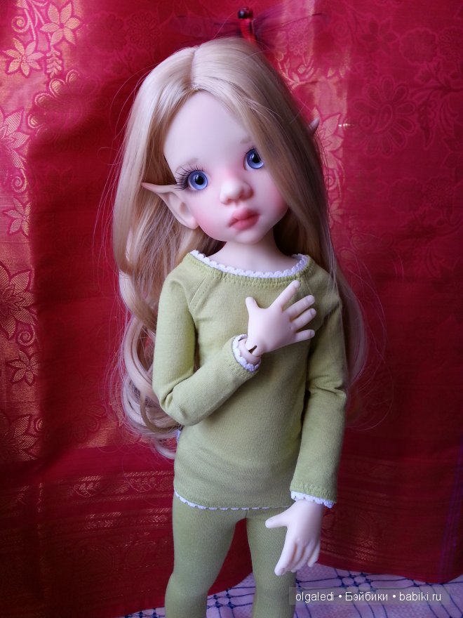 Наконец приехала и ко мне моя долгожданная куколка от Kaye Wiggs. Талисса. Эльф (фото 9)