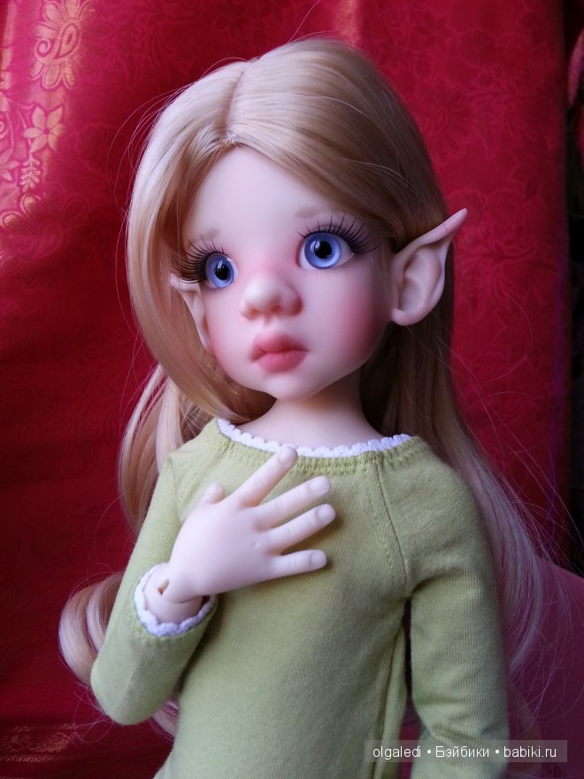 Наконец приехала и ко мне моя долгожданная куколка от Kaye Wiggs. Талисса. Эльф