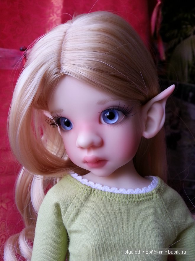 Наконец приехала и ко мне моя долгожданная куколка от Kaye Wiggs. Талисса. Эльф