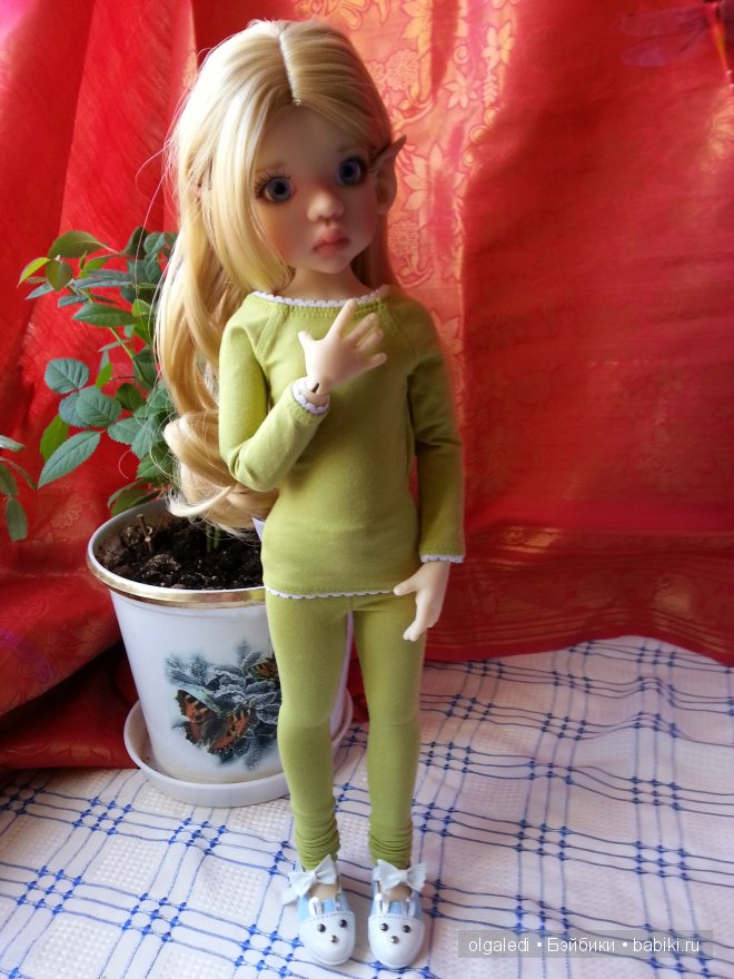 Наконец приехала и ко мне моя долгожданная куколка от Kaye Wiggs. Талисса. Эльф