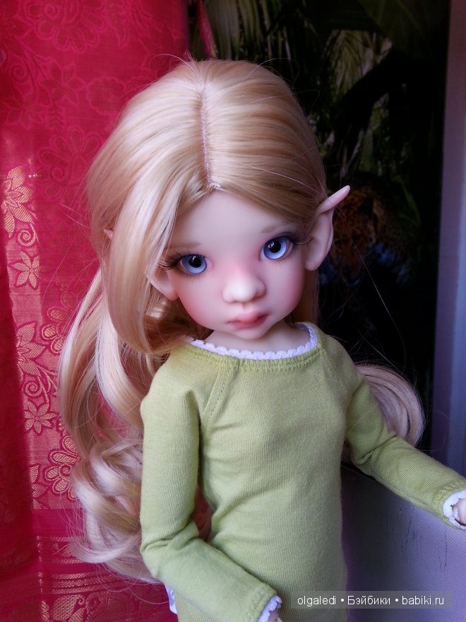 Наконец приехала и ко мне моя долгожданная куколка от Kaye Wiggs. Талисса. Эльф