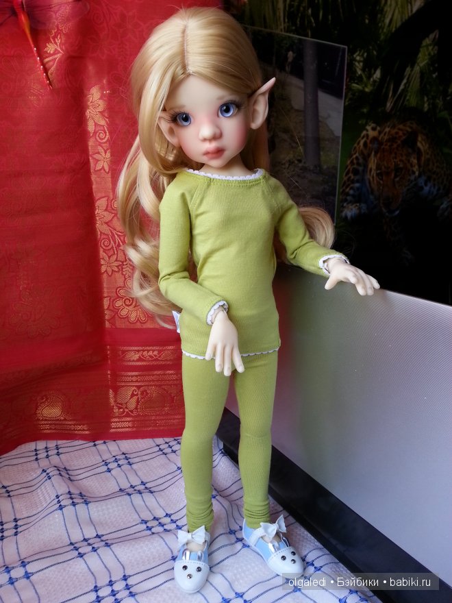 Наконец приехала и ко мне моя долгожданная куколка от Kaye Wiggs. Талисса. Эльф