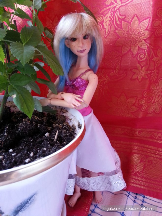 Шарнирная гибкая куколка | Бэйбики Шарнирная гибкая куколка — Авторские куклы ручной работы: текстильные