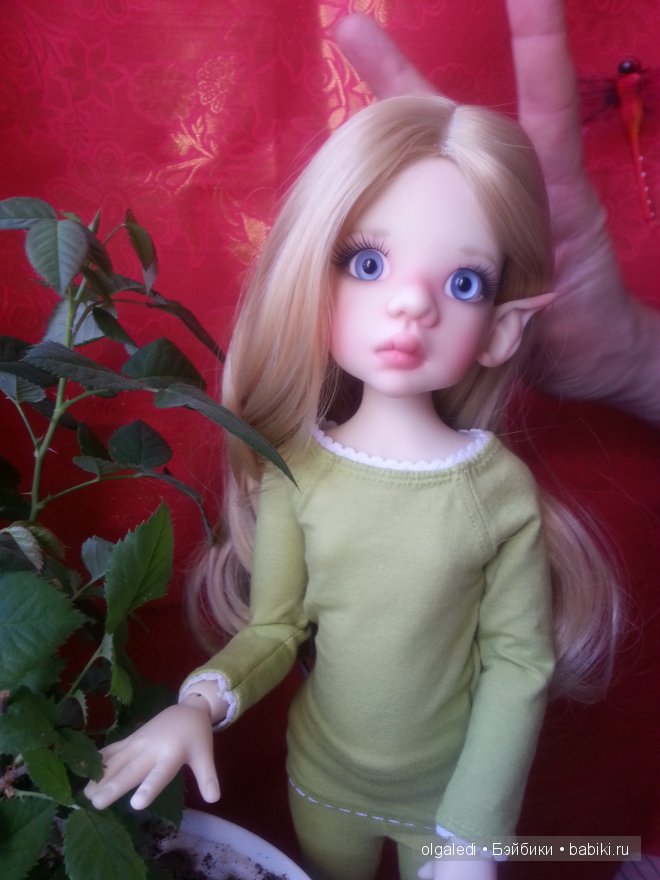 Наконец приехала и ко мне моя долгожданная куколка от Kaye Wiggs. Талисса. Эльф (фото 4)