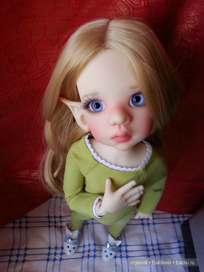 Наконец приехала и ко мне моя долгожданная куколка от Kaye Wiggs. Талисса. Эльф