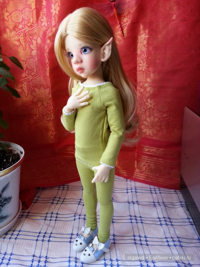 Наконец приехала и ко мне моя долгожданная куколка от Kaye Wiggs. Талисса. Эльф