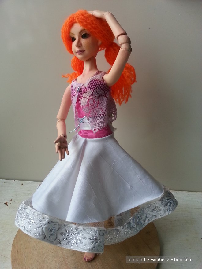 Шарнирная гибкая куколка | Бэйбики Шарнирная гибкая куколка — Авторские куклы ручной работы: текстильные (фото 10)