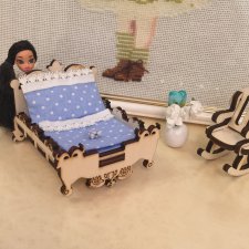 Крошечная мебель для румбокса или кукольного домика