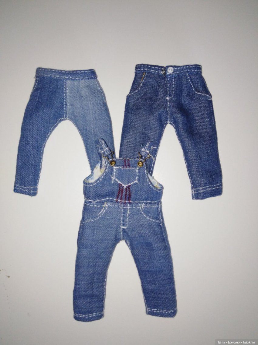 И снова джинсы — Одежда и обувь для кукол своими руками: фото (фото 5)