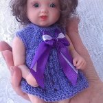 Фиолетовое настроение. Авторские куклы Егоровой Елены