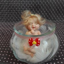 Спящая красавица в шаре. Авторские куклы Егоровой Елены