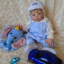 Нежный птенчик, кукла реборн Сёмушка