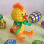 «Пасхальный сюрприз» (цыплята) и другие игрушки, вязанные крючком