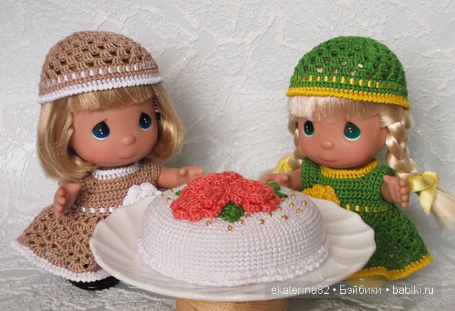 драгоценные моменты, percious moments dolls, тортик крючком драгоценные моменты, percious moments dolls, тортик крючком