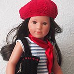 Образ француженки для Натали. Игровые куклы Marie Kruse My Stylista (Paris), 37cm (Käthe Kruse).