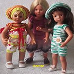 Хорошо, когда на свете есть друзья! Игровые куклы Käthe Kruse (Minouche, Marie Kruse), коллекционные куклы Rosemarie Anna Müller (Wichtel).