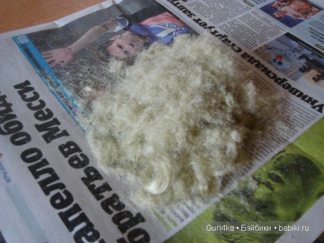 Как я мастерила паричок кукле детства (фото 2)