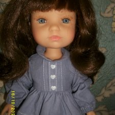 Чудесная сероглазая  кукла