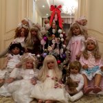 С Новым годом от куколок Donna Rubert, Monika Levenig, Fayzah Spanos