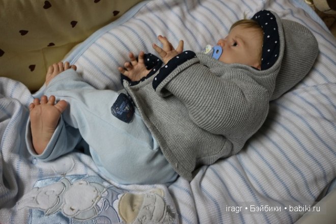 Sandrik кукла реборн из лимитированного молда Karlotta от Karola Wegerich. Мастер Гринистова Ирина